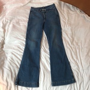 high waist flare gap jeans